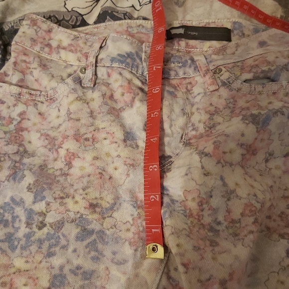 Levi's UNIQUE 💐floral watercolour skinny jeans - Picture 7 of 9